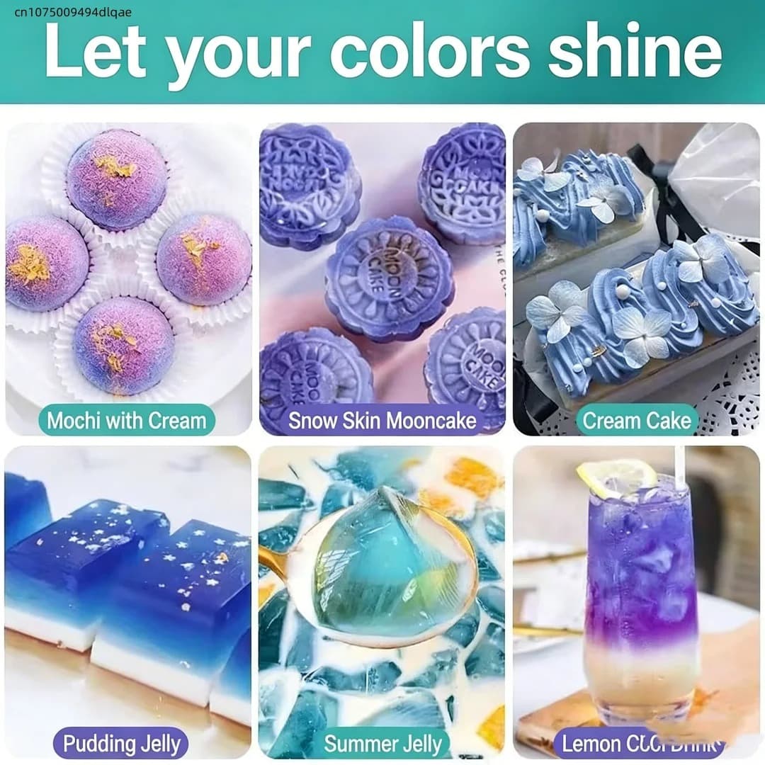 DIY soap making and natural cosmetics with organic blue butterfly pea powder