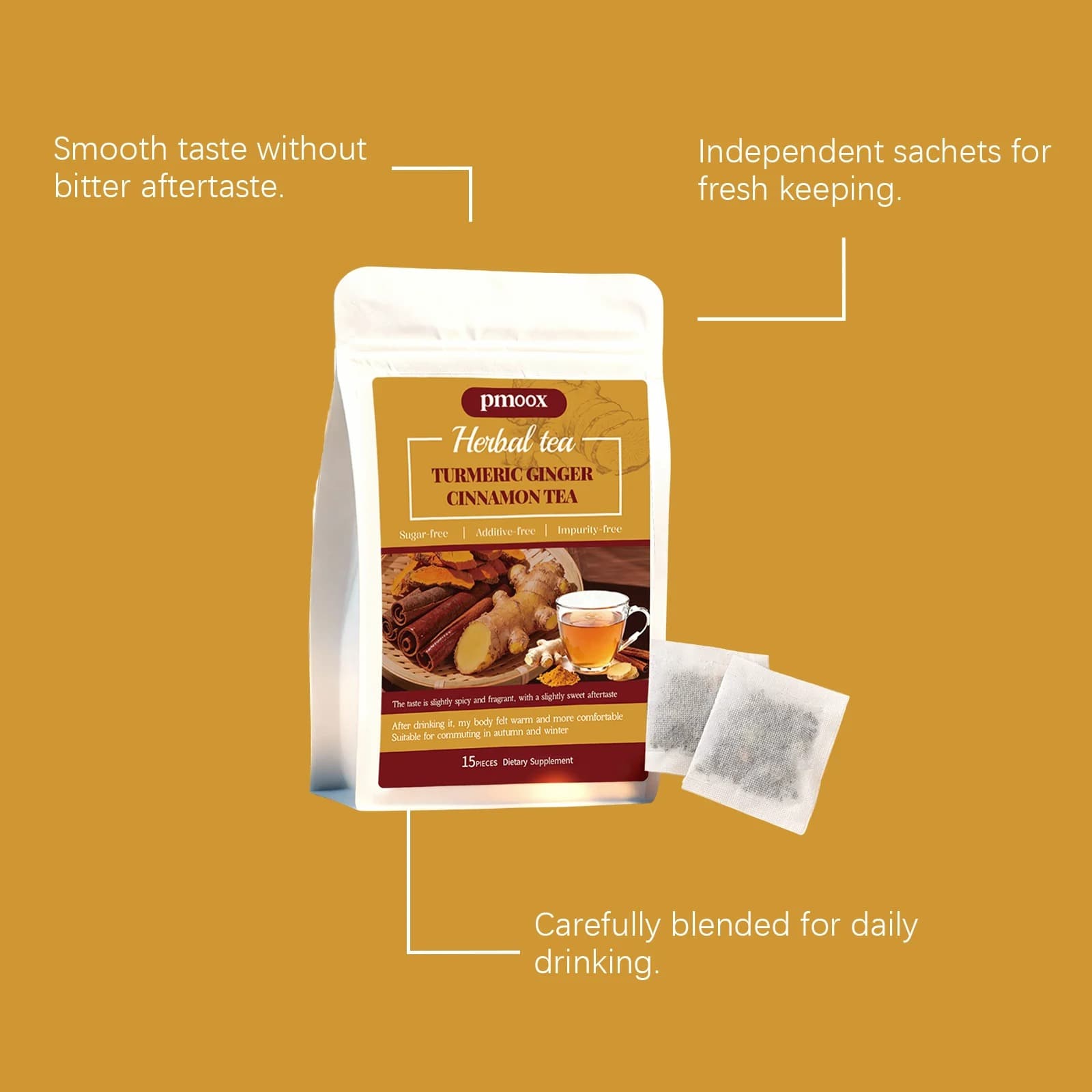 Sugar-free and health-conscious comforting wellness tea